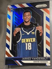 2018-19 Panini Prizm Jarred Vanderbilt RWB Red White Blue Rookie RC #42