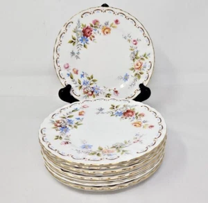Royal Albert Jubilee Rose Bread & Butter Plates 6-1/4" - Set of 10 - EXCELLENT - Picture 1 of 3