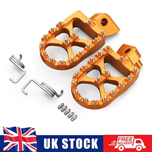 Footpegs Foot Pegs For KTM SX 250 EXC 125 200 250 300 350 450 500 530 1998-2016 - Picture 1 of 14