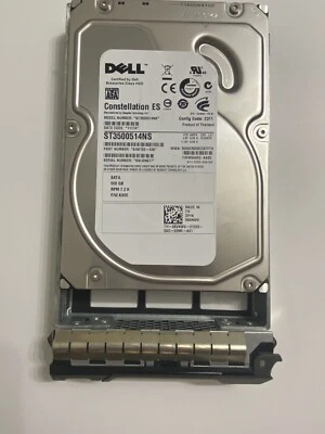 DELL 8VNWV 08VNWV 500GB 7.2K RPM 3.5" SATA HDD Hard Drive 9JW152-036 WITH CADDY - Image 1 of 4