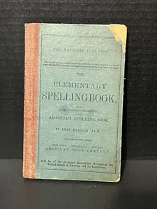 Antique copy 1908 The Elementary Spelling Book By Noah Webster LL.D. - Picture 1 of 6
