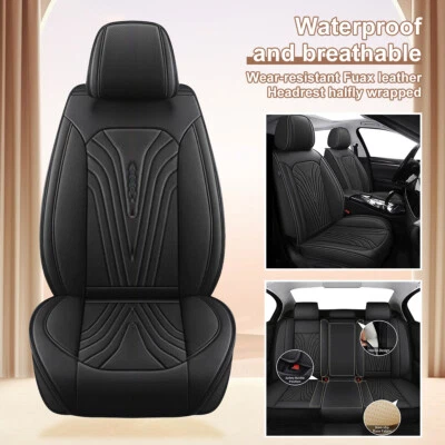 Car Auto Part Seat Cover Full Set Protector PU Leather For KIA OPTIMA 2002-2015 Foto 1 de 4