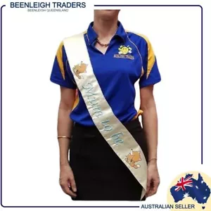 MUM TO BE SASH - YELLOW BABY'S GENDER UNANNOUCED / NEUTRAL Baby Shower Brand New - Imagen 1 de 5