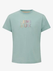 T-shirt bambino LeMieux Young Rider Arianna - Aqua | cotone, logo - Foto 1 di 6