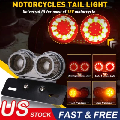 Светодиодный задний стоп-сигнал поворотник для мотоцикла Yamaha V Star 250 650 950 1100 - Изображение 1 из 4