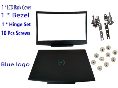 Cubierta trasera LCD para Dell G3 15 3500 / DELL G3 15 3590 + bisagra + 10 tornillos para PCS + bisel Foto 1 de 4