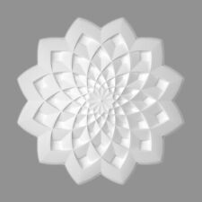 PROVISTON Stuckrosette | Polystyrol | Durchmesser 631 mm | Weiß | Deckenrosette
