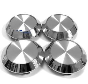 Wheel Caps Car Rim Center Hub Cap APS Car DIY Covers Silver 63 mm 4 pc - Picture 1 of 4