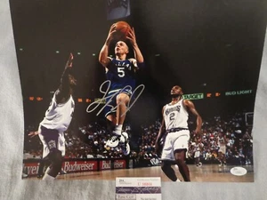 JASON KIDD SIGNED PHOTO 11X14. PERFECT 10 AUTOGRAPH. JSA COA - Picture 1 of 3