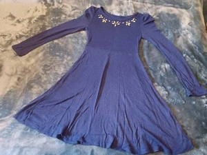SO Girls Dress With Rhinestones Size 8 Blue - Picture 1 of 4