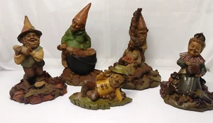 Tom Clark Gnome Figures Cairn StudioTarheel Urich Candy Jeff Sugar 1985 Lot of 5 - Picture 1 of 8