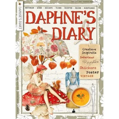 Daphne's Diary Magazine Issue 7 2024 Creative Inspiration Stickers Vintage - image 1 of 3