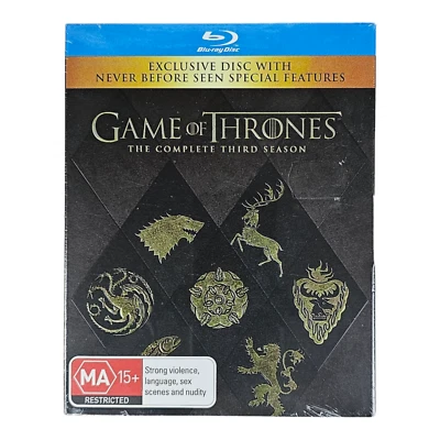 Game of Thrones: Season 3 -  Limited Edition Blu-ray New & Sealed | Free Post AU - Image 1 of 3