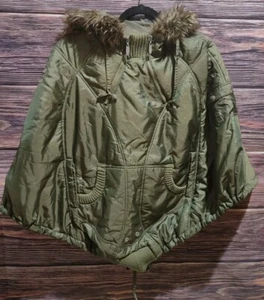 Chaleco Poncho Mecca Mujer con Parka de Piel - Imagen 1 de 14