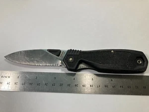 Vintage Schrade+ USA CH7 Viper Folding Pocket Knife Lockback Made In USA - Picture 1 of 3
