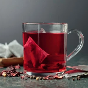 75 Hibiscus Tea Bags, Hibiscus Tea Blend, Hibiscus Tea with Moringa, Herbal Tea - Picture 1 of 22