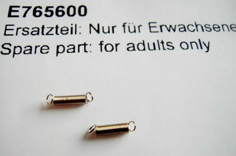 Muelle de tensión de repuesto Märklin E765600 para pantógrafo 7218, vendido por pareja Foto 1 de 1