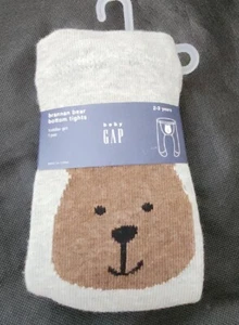 BABY GAP Toddler Girl 1 Pair Brannan Bear Bottom Tights 2-3 Year - Picture 1 of 2