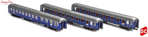HobbyTrain DB Messezug Hannover Coach Set (3) IV escala 1:87, escala HO - Imagen 1 de 1
