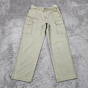 LL Bean Pants Mens 31 Beige Cargo Hiking Outdoors 100% Cotton Outdoors 191818 - Picture 1 of 11