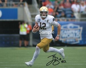 Ian Book Signed Autographed Notre Dame Football 8x10 Photo (REPRINT)