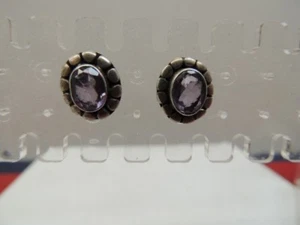 925 "BA" Suarti Bali Signed Silver Earrings 5g - Bild 1 von 3