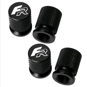 FR Dust Caps x4 (BLACK) - Picture 1 of 1