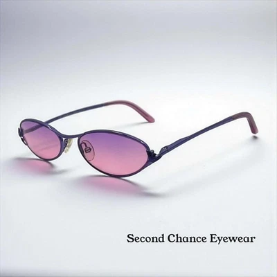 Emporio Armani EA9189 太阳镜 Vitnage 带全新紫色渐变定制镜片-NOS — 第 1/4 张图片