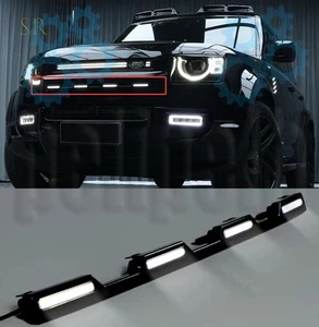 For LR Defender 90 110 130 2020-2026 Front Grille LED Lamp Daytime Running Light - Picture 1 of 14