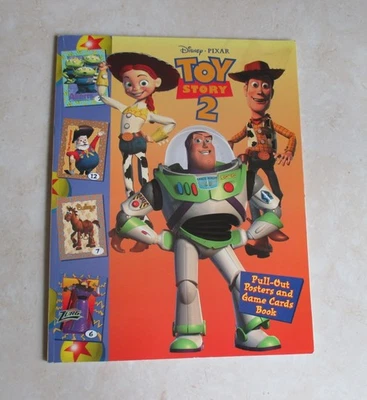 TOY STORY 2 - Pull-Out Posters and Game Cards Book - Disney PIXAR -Free Shipping - Image 1 of 2