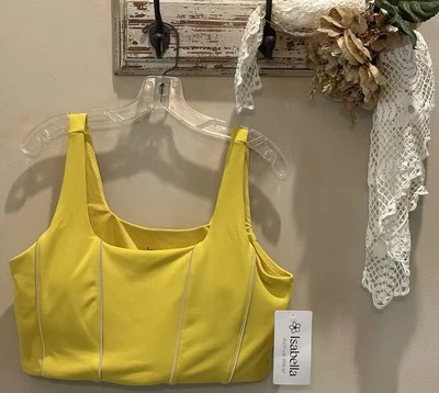 Novo com etiquetas Isabella Active Wear -Amore Knit-3X. Sutiã esportivo reflexivo - Suporte moderado - Imagem 1 de 4