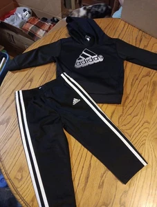 Toddler  Size 2t Adidas Pants And Pull Over Jacket - Picture 1 of 14