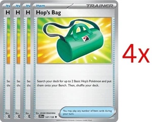 4x Hop's Bag Playset - Pokemon TCG JTG 147/159 - Near Mint - Foto 1 di 1