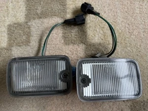 Nissan 180sx 240sx Oem Kouki Front Bumper Position Lights Usdm Sockets - Picture 1 of 7