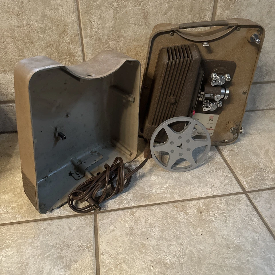 KEYSTONE Model K-75 8mm Movie Film Projector w/ reel - Image 1 of 4