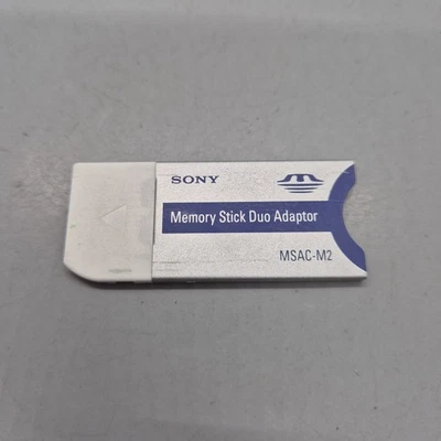 Sony Memory Stick To Sony Memory Stick Pro Duo Card Adapter MSAC-M2 - Image 1 of 2