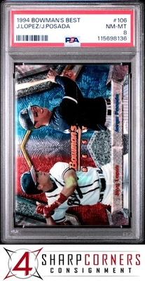 Bowman's Best #106 1994 Jorge Posada RC Yankees PSA 8 Foto 1 de 3