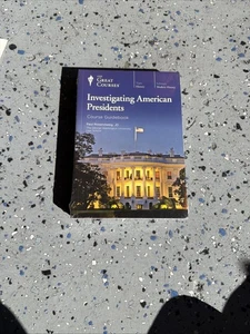Great Courses Investigating American Presidents DVD Set w Guidebook New - Foto 1 di 8