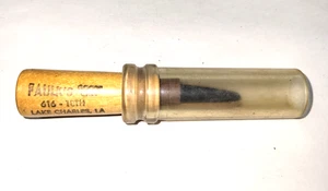 Faulk's Goose Call Maple Wood & Acrylic Works Well - Picture 1 of 5