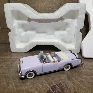1953 Packard Caribbean Franklin Mint 1:43 Convertible Model Car Lilac Purple - Picture 1 of 24