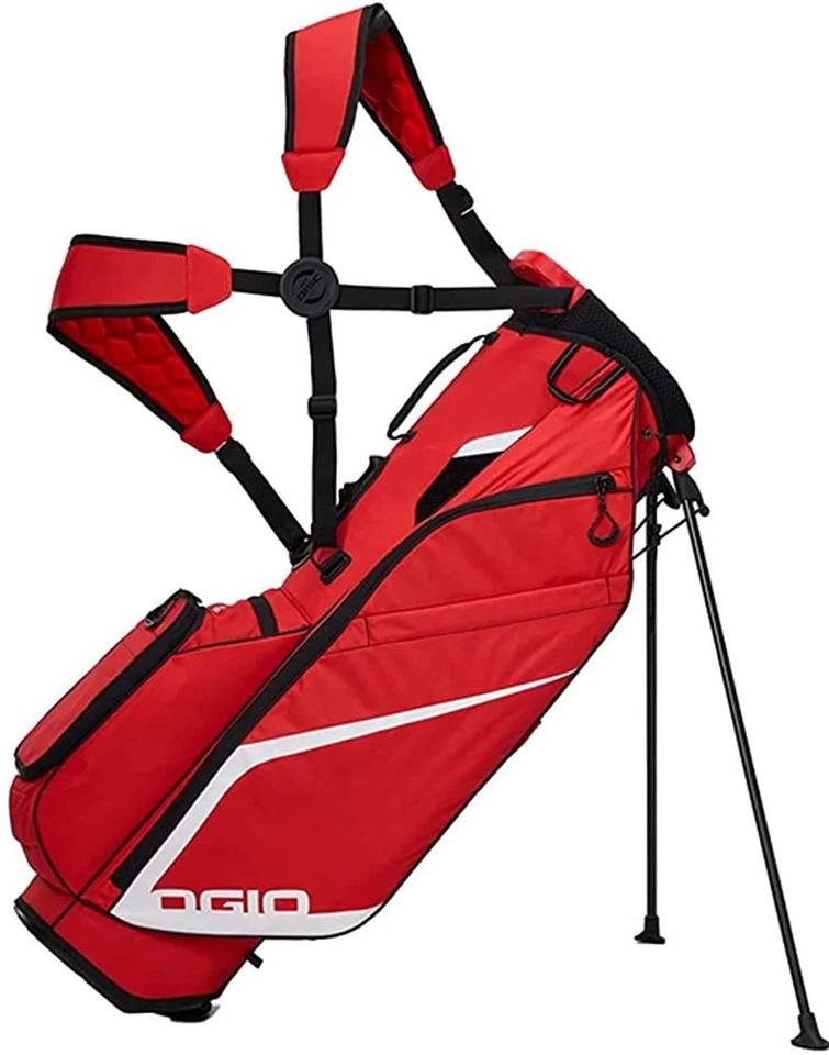 Bolsa de pie Ogio 2022 Fuse 4 (top de 4 vías, roja) NUEVA Foto 1 de 1