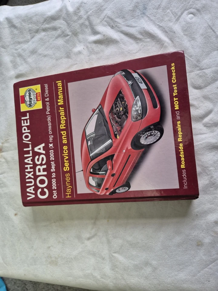 Vauxhall Opel Corsa C (Petrol & Diesel) 2000-2003 Haynes Workshop Manual - Image 1 of 2