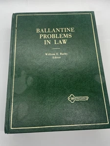 Ballantine's Problems in Law Warren A. Seavey 5th Law School Bar Exam Book 1975 - Picture 1 of 5