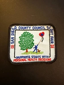 Vintage Boy Scouts of America - BSA 1992 San Diego Council Scout Fair Patch Neu - Bild 1 von 3
