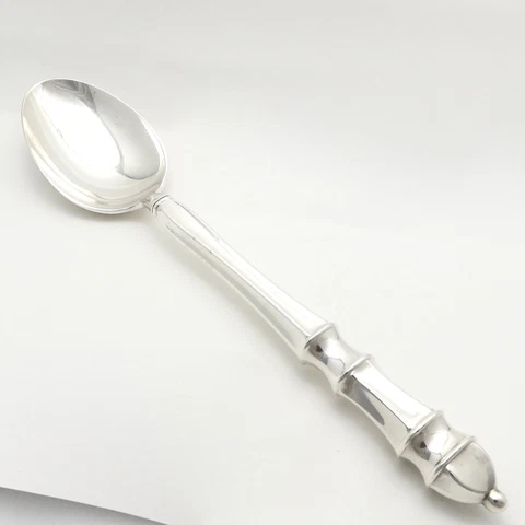 Sterling Silver Towle Carpenter Hall Table Serving Spoon Hollow Handle Cover