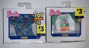 Disney Pixar Toy Story Muñeca Barbie Vestido y Camisa Buzz Lightyear - Imagen 1 de 2