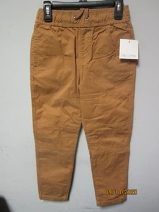 Falls Creek Youth Boy Dark Tan Pull On Drawstring Pants Size M (8) - Picture 1 of 3