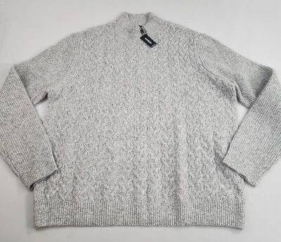 Express Sweater Adult 2XL XXL Grey Stretch 4% Wool 29708765 Mens - Image 1 of 4