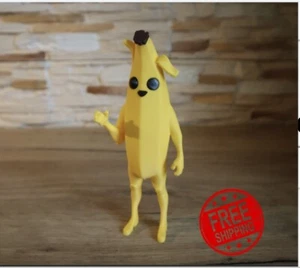 Fortnite Peely Banana 3d Printed Toy Game Yellow - Picture 1 of 3