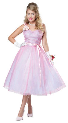 Adult 50s Teen Angel Prom Queen Costume   - Image 1 of 2